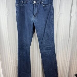 Calvin Klein jeans 32x32 Mens‎ Relaxed Straight Dark Denim Blue Jeans